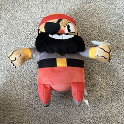 Funko Cuphead 2018 Captain Brineybeard Plush 8" Pirate Don't Deal With The Devil