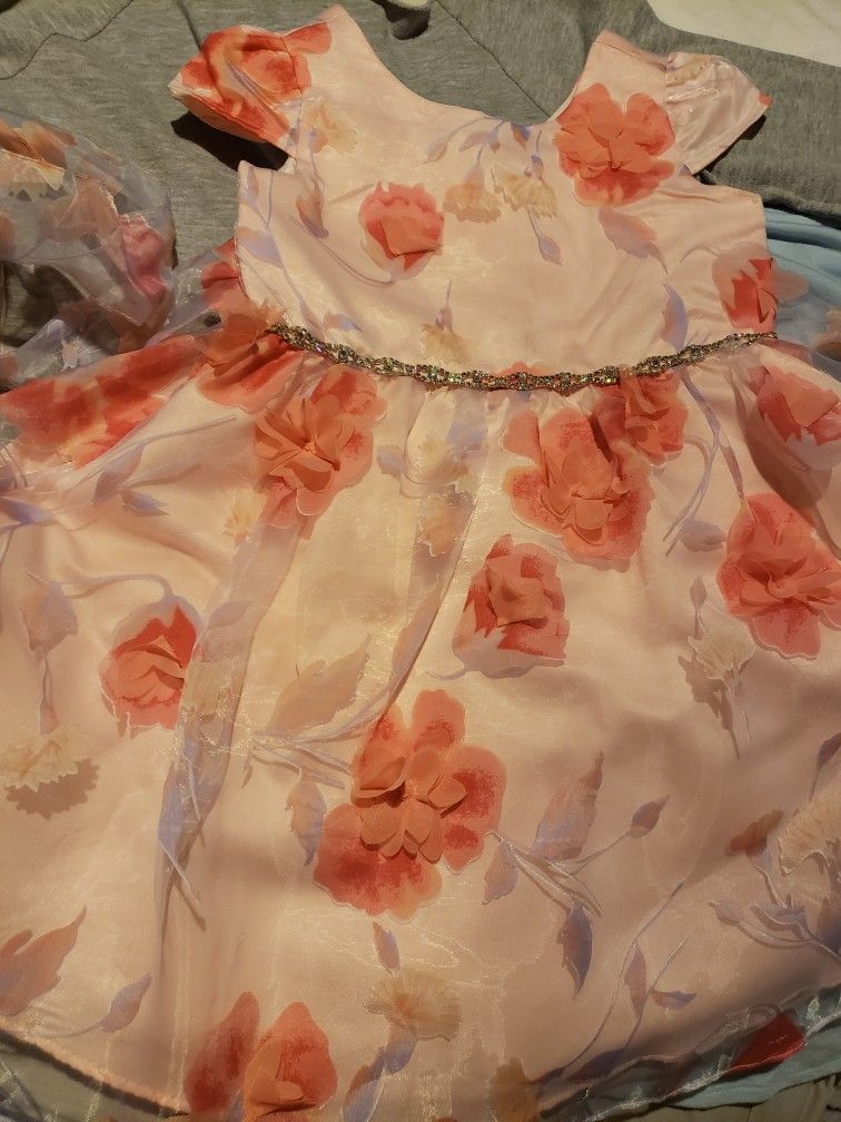 Pink Flower Dress 