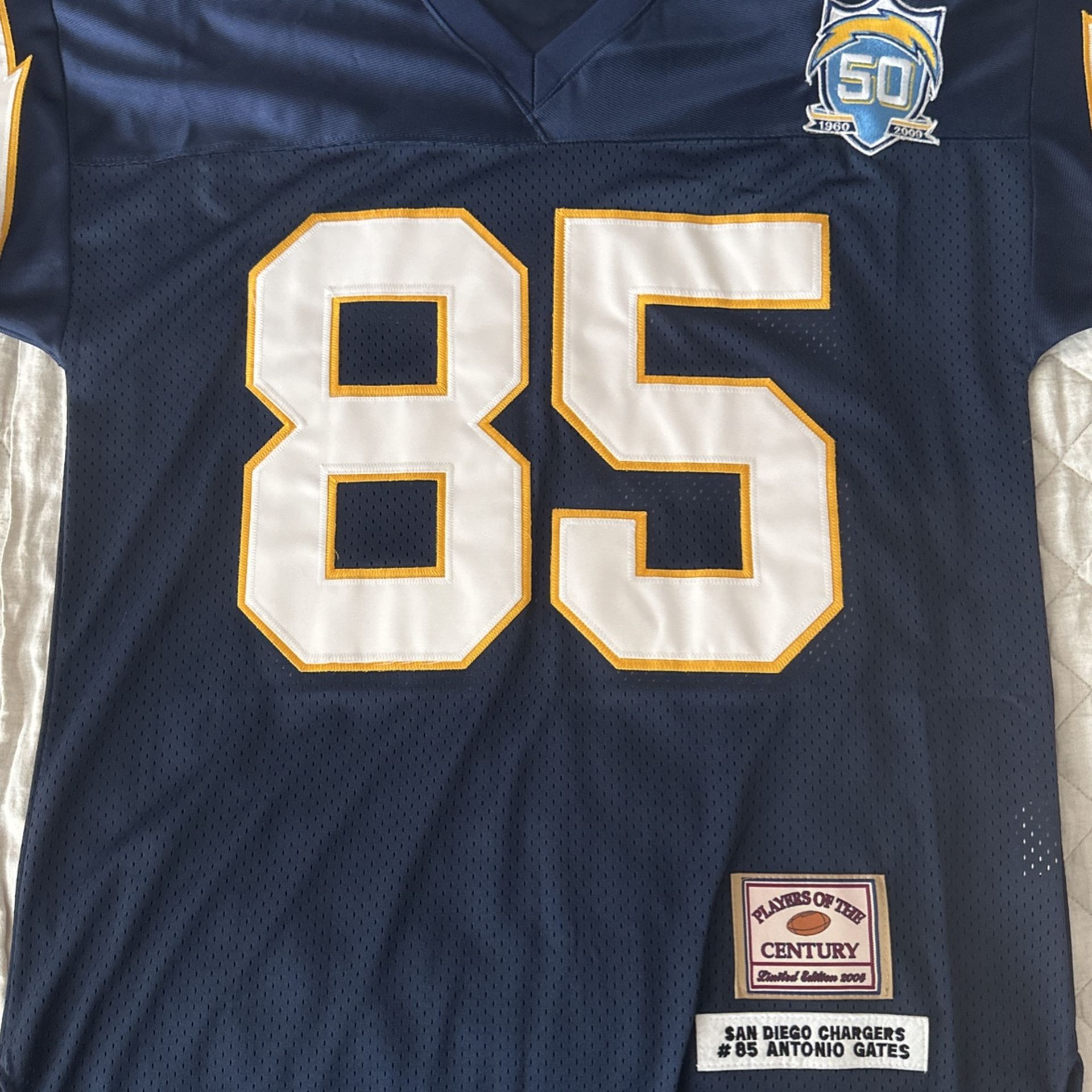 Antonio Gates #85 Chargers, Team Jersey Size Xl