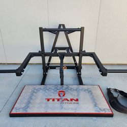 Titan Fitness Plate Loaded Belt Squat Machine