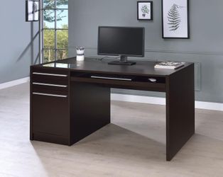 Office Computer desk Cappuccino finish, New Especial price
