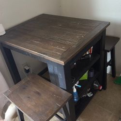 Table For Sale Two Stools 