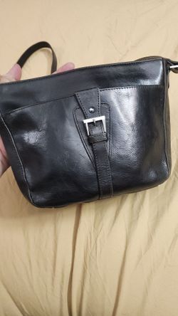 Etienne Aigner Vintage Black Leather Shoulder Bag