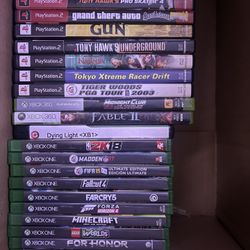 PlayStation 2 And Xbox One Games 