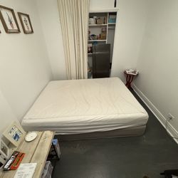 Queen Sized Bob-o-pedic Mattress And Box Spring