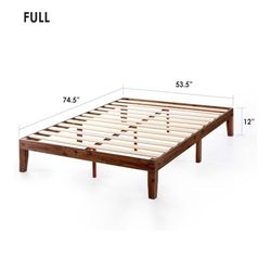 Full Platform Bed Frame – Espresso