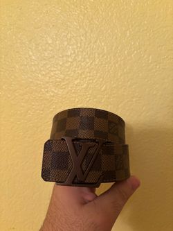 Louis Vuitton Damier Ebene LV Initiales Belt