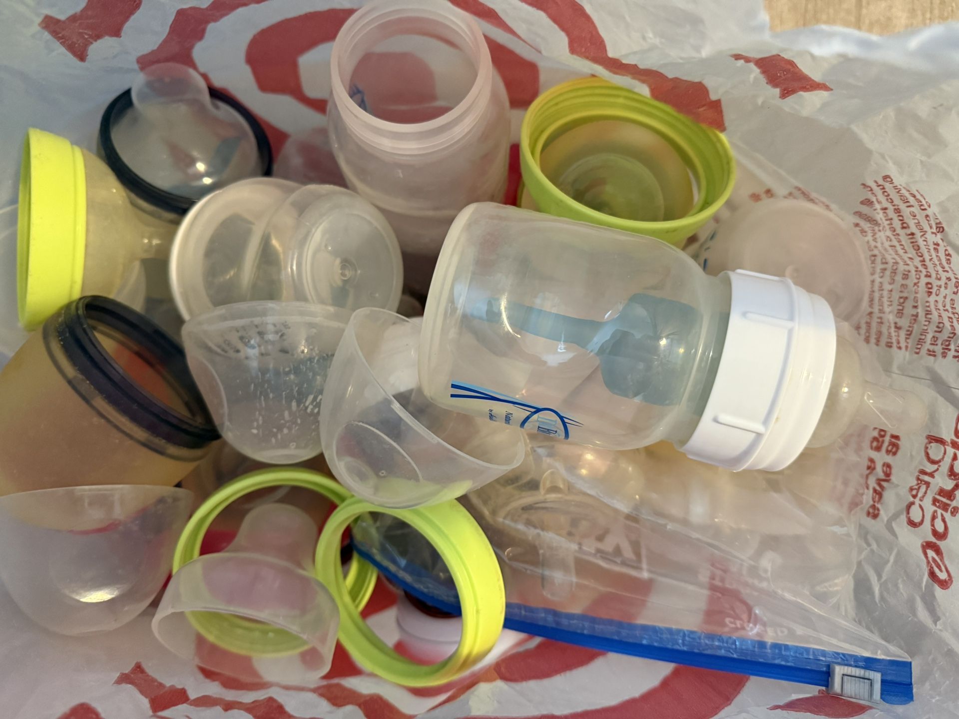 FREE Used Baby & Breast Bump Bottles