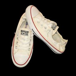Cream Converse All Star Low-Top Sneakers