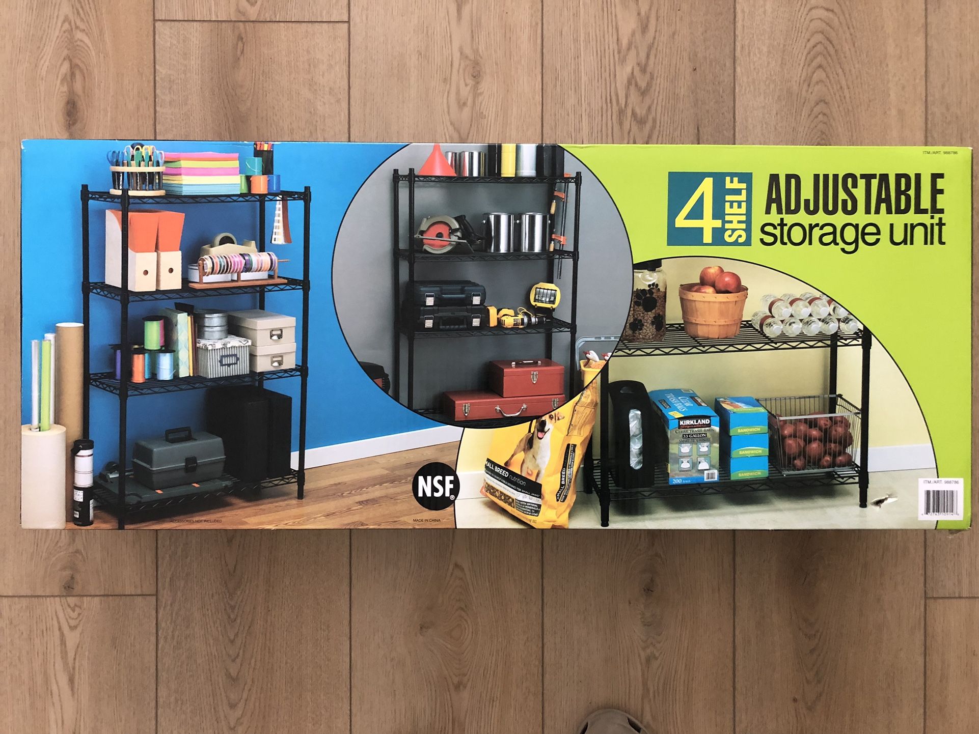 4 Shelf Storage Unit