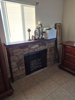 Electric fireplace heater