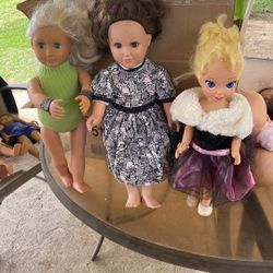 Three Beautiful Dolls To Play.
