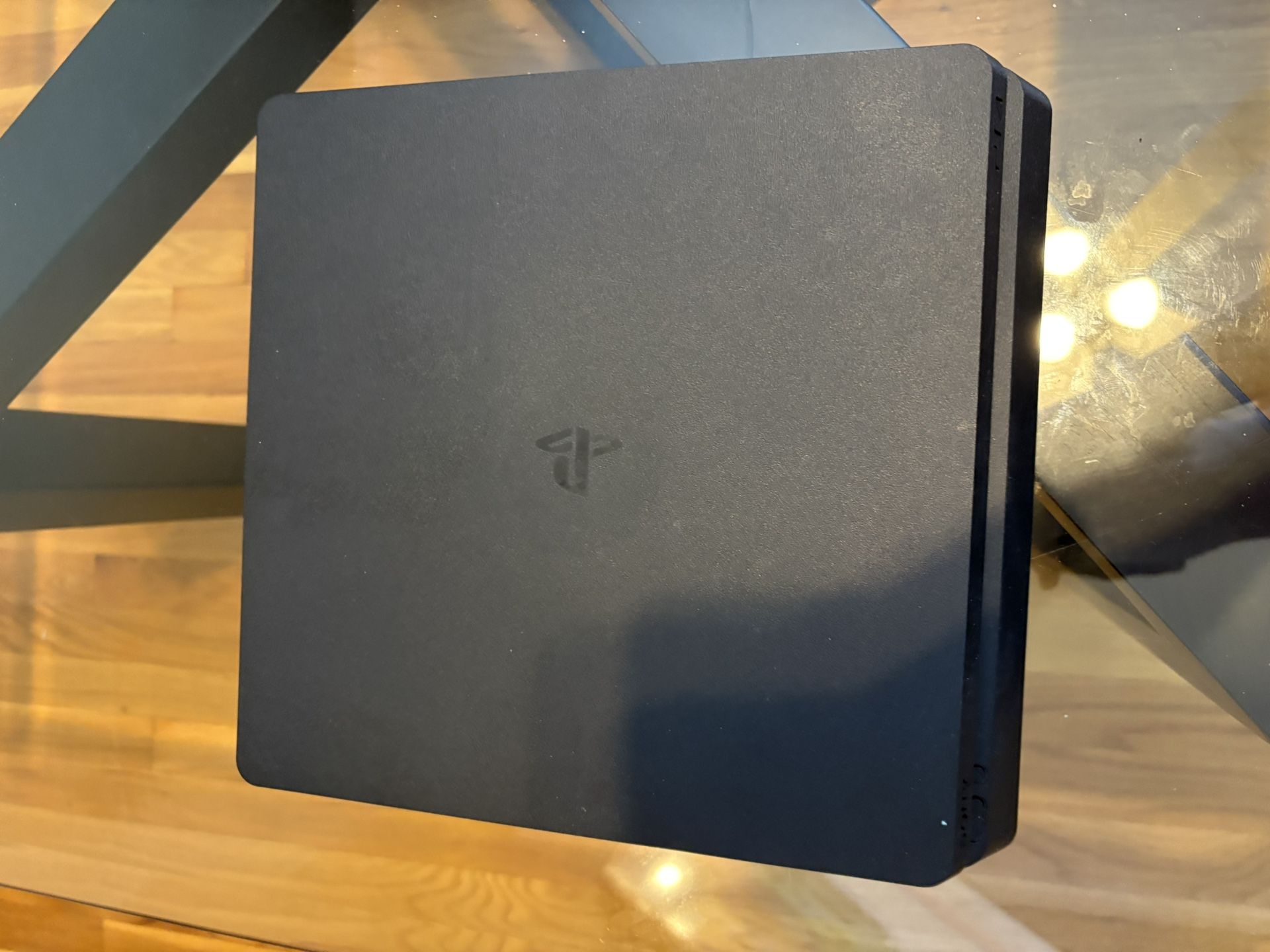 PS4 Slim 1TB with Two Controllers and 4 Games 