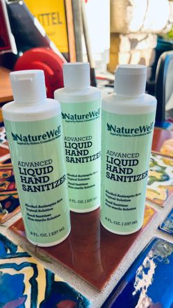 NatureWell Advanced Liquid Hand Sanitizer, 80% Alcohol 8oz