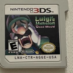 NINTENDO 3DS LUIGI'S MANSION DARK MOON CARTRIDGE ONLY