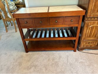 Wooden Console Table with drawers