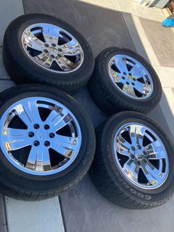 20” Chevy Chrome Rims and tires