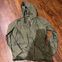 Womens Bongo Brand Hooded Jacket Size Small 