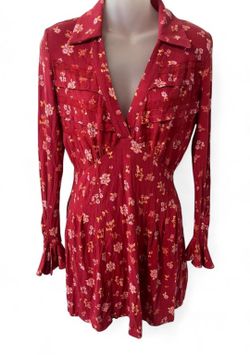 Free People Mini Floral Dress Size M 