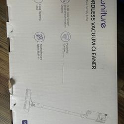 HONITURE Cordless Vacuum Cleaner, 450W Stick Vacuum Cleaner, OLED Color Screen Display, Up to 55mins, 8 Animation Modes, Multi-Cone Filtration, Handhe