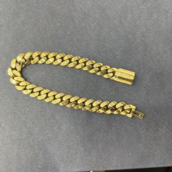 10k Gold Cuban Bracelet 