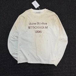 Acne Studios Letter-print Long-sleeved T-shirt 