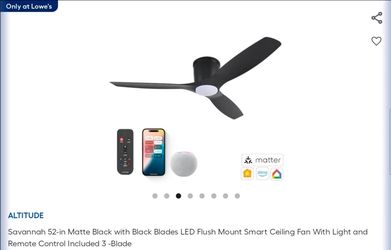 ALTITUDE 52 INCH INDOOR/OUTDOOR CEILING FAN