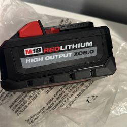 Milwaukee  Battery  8.0  Brand  New   Firm  Price