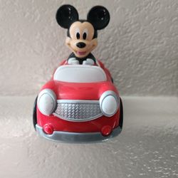 Disney Mickey Mouse Hap P Push And Go Race Car