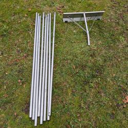 HEAVY-DUTY 40 FT SNOW ROOF RAKE w/ ROLLER WHEELS –  (WINTER SAVER!)