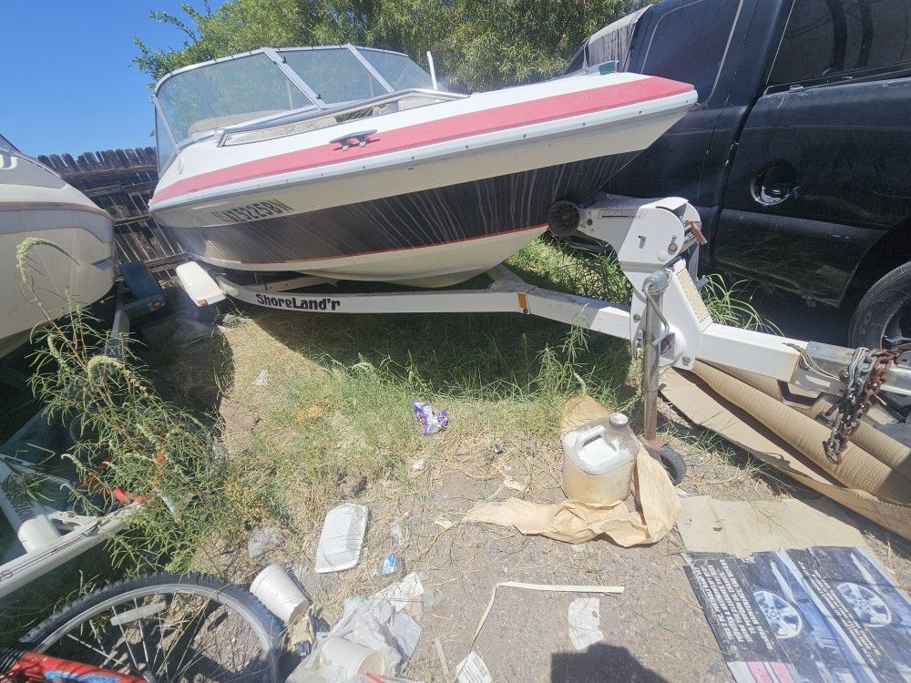 1993 Ski Lander Boat And 1986