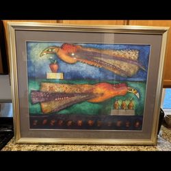 Beautiful Large Framed Portrait