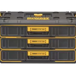 DEWALT Toughsystem 2.0, 12.3 in. W Tool Box 3-Drawer
