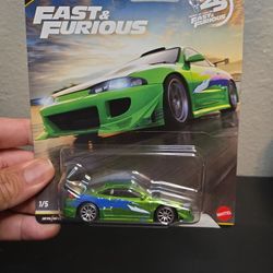 HOTWHEELS FAST AND FURIOUS 25TH ANNIVERSARY MITSUBISHI ECLIPSE 