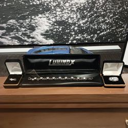 Sterling Silver Jewelry  Giant Mens Ring And Bracelet 1 Ladies Ring.