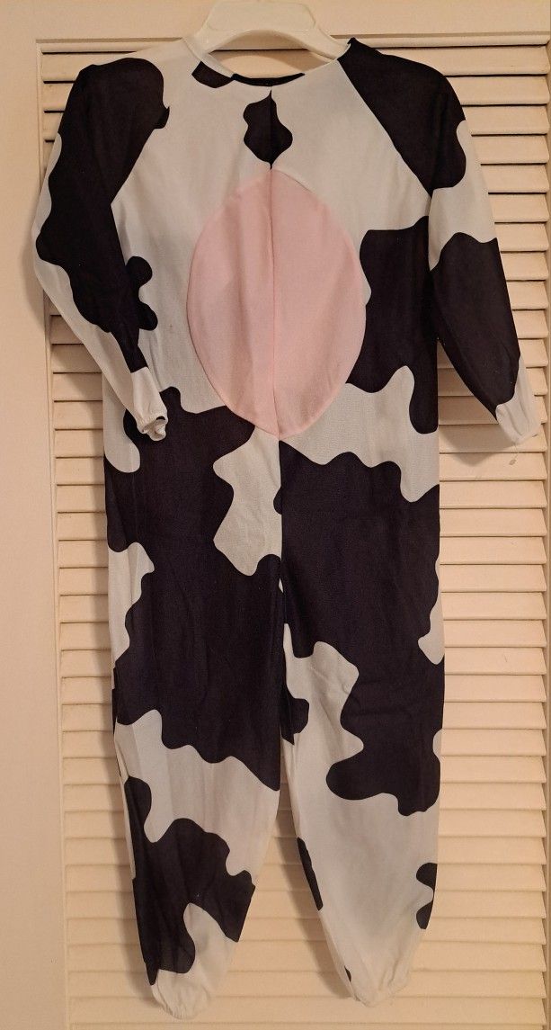 Kids Halloween Cow Costume Pajama Sz 7/8