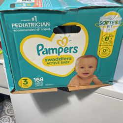 Pampers Swaddlers Active Baby Diapers Size 3 112 Diapers