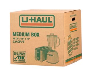 Sturdy U Haul Moving Boxes Storage Packing Organization