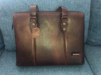 Laptop Bag - Dark Brown Leather