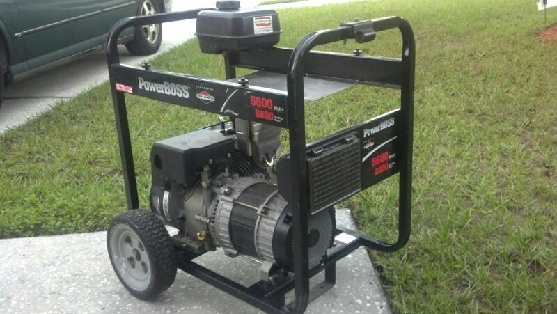 Powerboss 5600/8500 watt generator