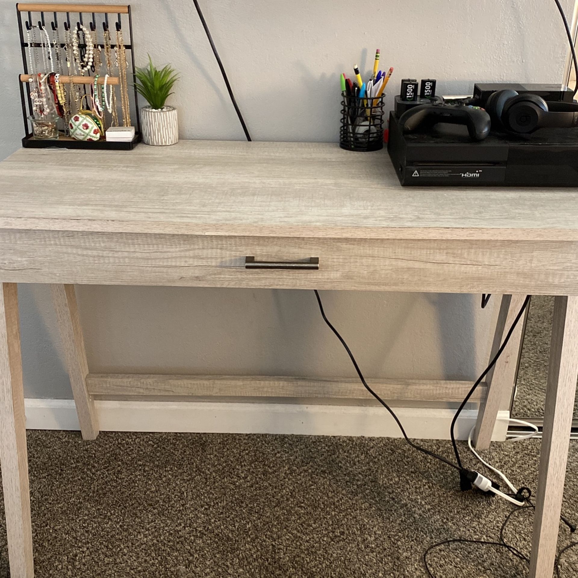 Paulo Wood Writing Desk with Drawer - Thresholdâ„¢