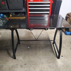 Glass Top Desk