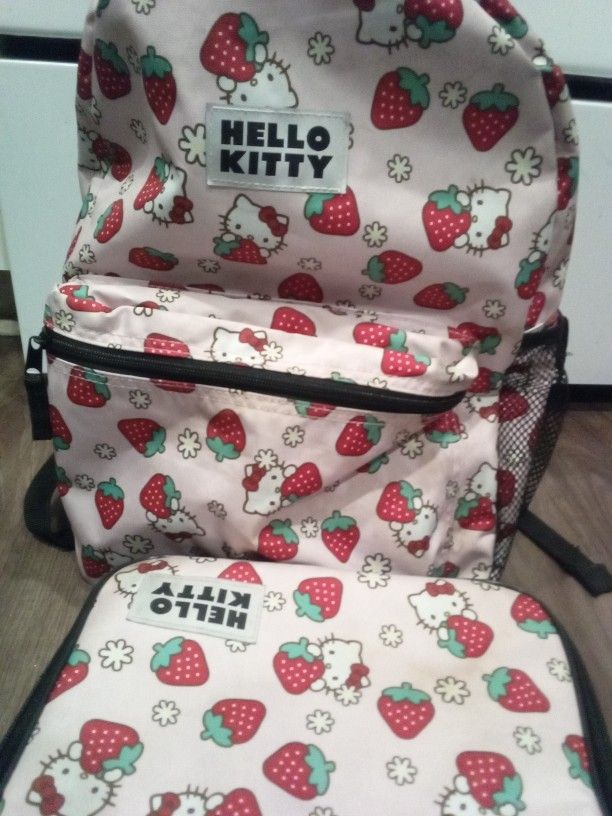 Hellokitty Backpack And Lunch Box Set