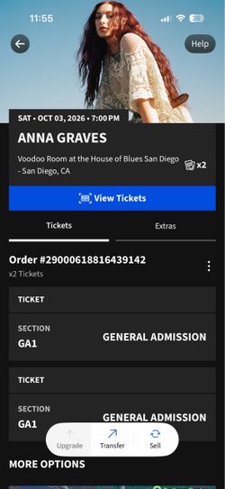 Anna Graves Tickets