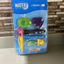 BRAND NEW 6 COUNT DIVE TOYS 