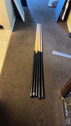 Pool/Snooker Cue Sticks Set of 4