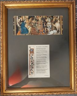 Framed Canticle of the Creatures Religious Art Print