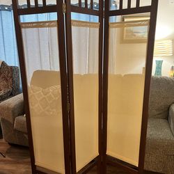3-Panel Privacy Screen Room Divider
