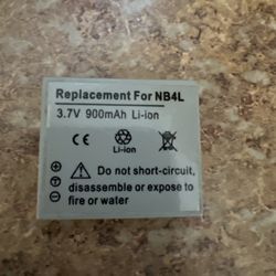 Canon powershot NB4L rechargeable lithium ion battery power shot digital camera