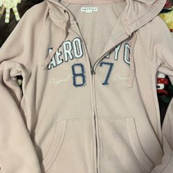Aeropostale Zip Up Sweater 